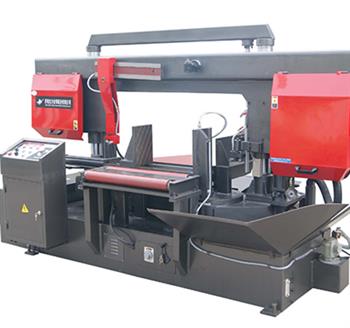 旋轉(zhuǎn)角度帶鋸床，多角度鋸切性能好