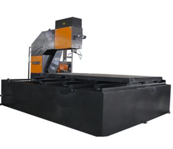 金鋒鋸業(yè)立式帶鋸床，鋸切性能穩(wěn)定高效