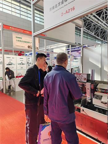 金鋒帶鋸床閃耀合肥、西安機床展會